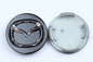 4x Nabendeckel 56mm kompatibel für Mazda Grau Long Pin