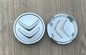4x Nabendeckel 60mm kompatibel für Citroën Silber