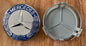 4x Nabendeckel 75mm kompatibel für Mercedes Hellblau Felgendeckel Set