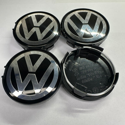 4x 63mm Nabendeckel für VW Felgen